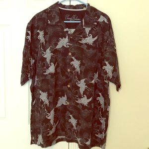 Men’s Tommy Bahama short sleeve silk shirt